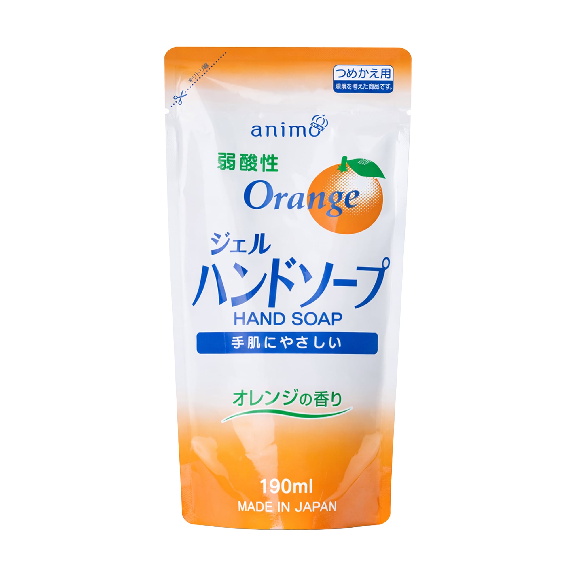 Мило-гель для рук Rocket Soap Weak Acid Gel Hand Soap з ароматом апельсина, 190 мл (дойпак)